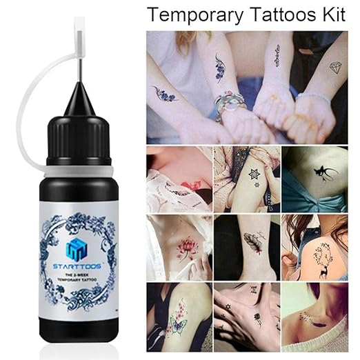 Desirabely Kit De Tatouages Temporaires Semi Permanent