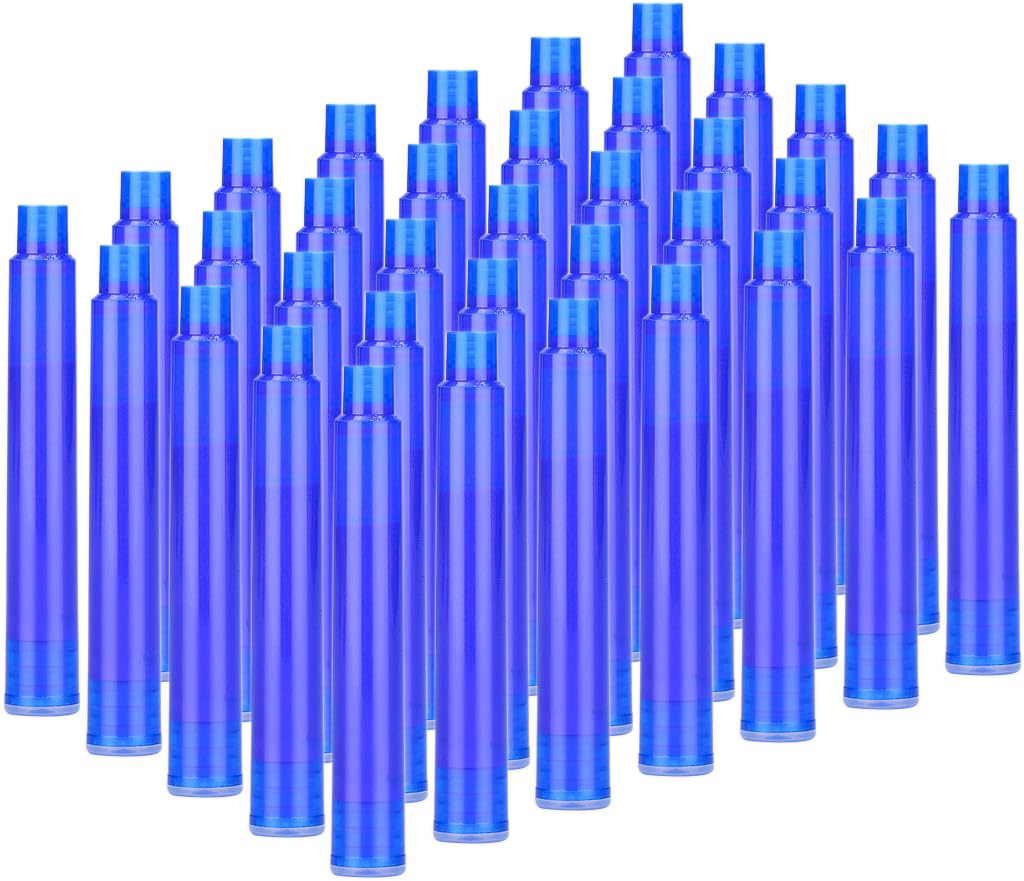 Gullor 35 Pieces 3.4 mm Bore Ink Cartridges for Fountain Pen, Erasable Blue