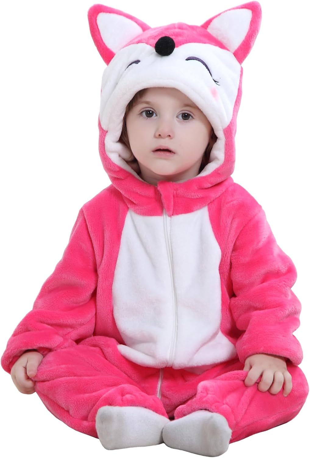 TONWHAR Kid's And Toddler's Animal Halloween Costume Outfit Baby One-Piece Rompers Onesie