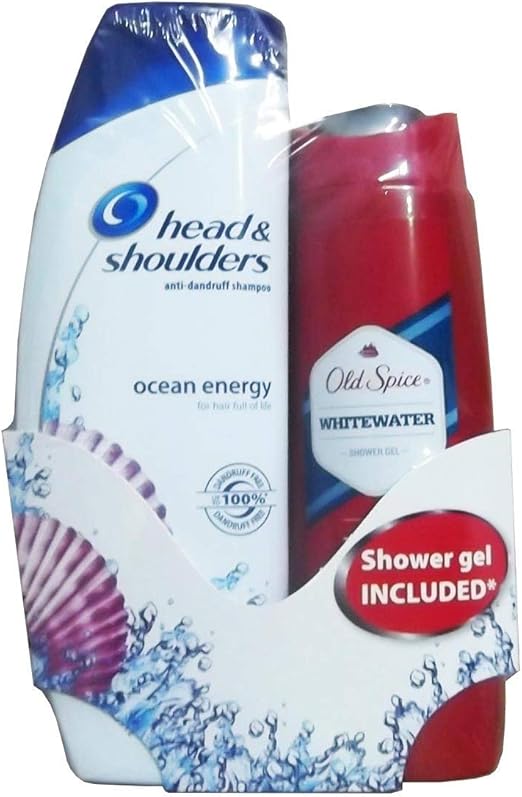 Head & Shoulders Ocean Fresh Shampoo 400ml & Old Spice WhiteWater