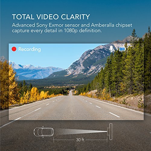 Roav-by-Anker-Dash-Cam-C2-FHD-1080P-3-LCD-4-Lane-Wide-Angle-View-Lens-G-Sensor-WDR-Loop-Recording-Night-Mode-2-Port-Charger-No-Wifi-or-APP