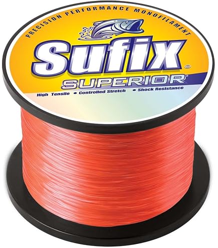Amazon.com: Sufix Superior 20 lb Neon Fire - 670 Yds : Sports