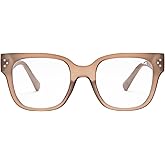 I-SEA Indigo Reader, Frost, Women's Reading Glasses, Blue Light Blocking, Anti-Glare