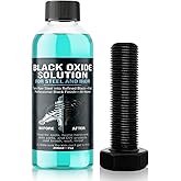 Iron Blackening Solution，Iron Metal Finish to Blacken，Black Oxide Coating,Not Suitable for Stainless Steel Surfaces-7oz