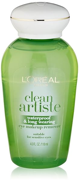 L’OREAL PARIS CLEAN ARTISTE WATERPROOF & LONG WEARING EYE MAKEUP REMOVER 4 OZ