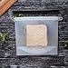 Silicone Bags Reusable Silicone Food Bag Reusable Sandwich Bags Reusable Ziplock Bags Silicone Storage Bags Silicon Containers Plastic Conteiner Freezer Gallon Size Zip Snack Lunch Sous Vide