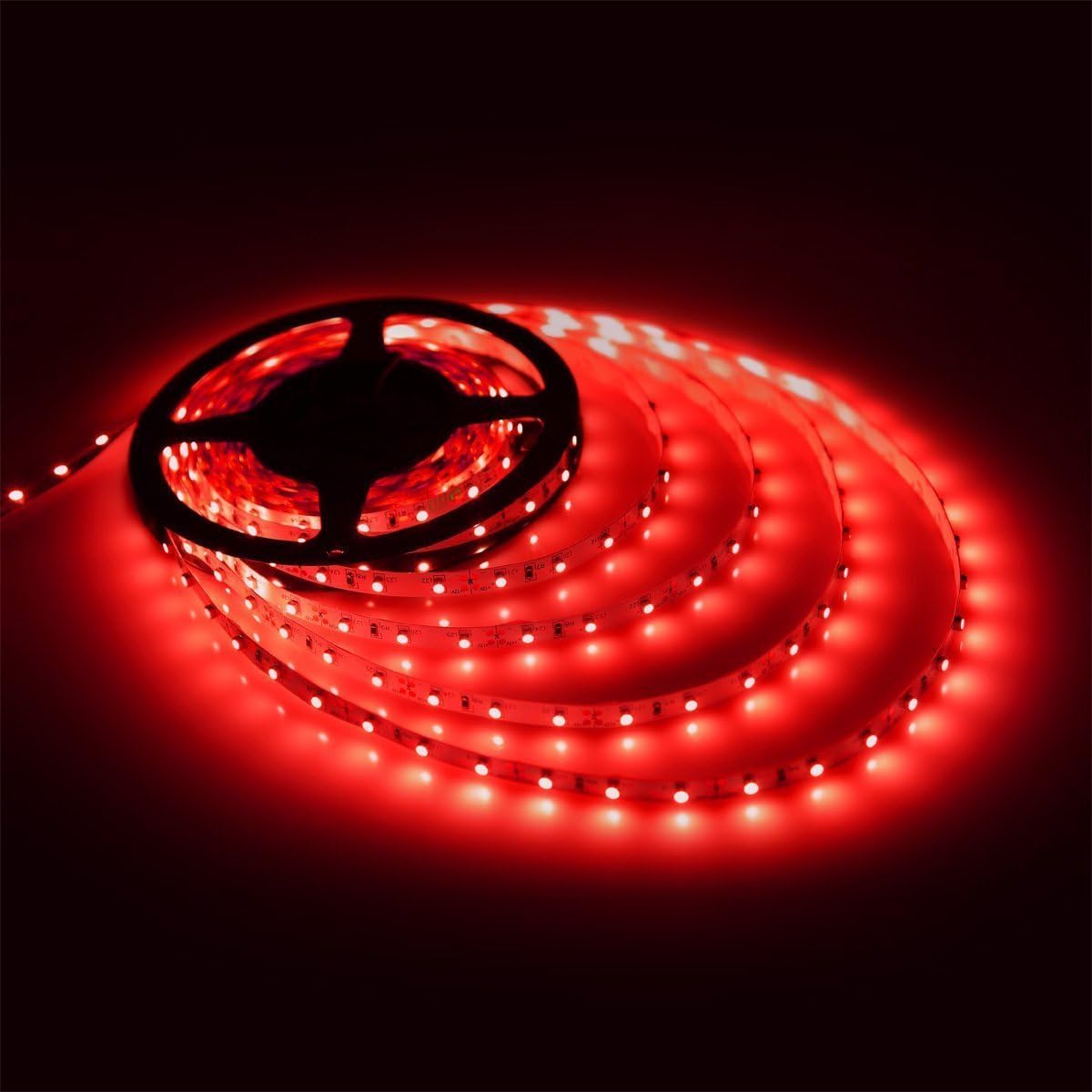 MStar LED Light Bar 300-LED Waterproof Flash LED Strip 5M SMD 3528- Red