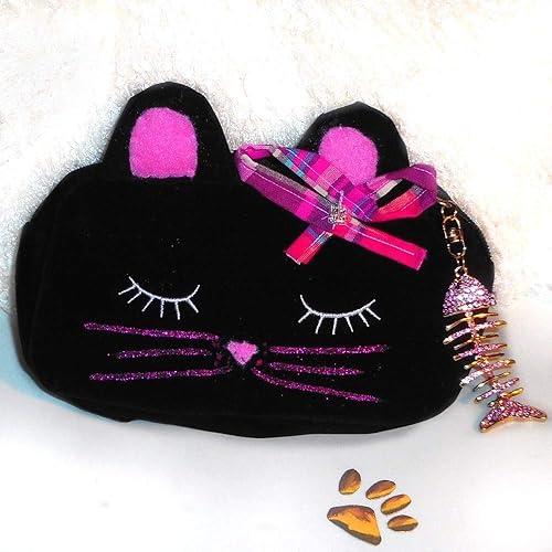 Jolie Trousse Maquillage Chat Pour Petite Fille Avec Bijou Amazon Fr Handmade