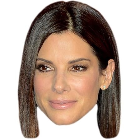 Sandra Bullock Celebrity Mask Card Face And Fancy Dress Mask