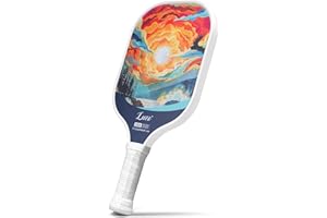 LUZZ Pickleball Paddles, T700 Carbon Fiber Pickleball Paddle Sandblasted Surface with Honeycomb Core Pickle Ball Rackets for Beginners Increased Spin Strength & Control Stability