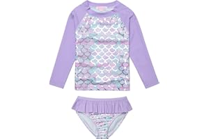QPANCY Girls Rash Guard Swimwear Swimsuit Bathing Suits UPF 50+ Sun Protection