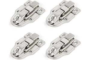 "N/A" BfyBest Wood Box Toolbox Cabinet Metal Spring Loaded Latches Catch Toggle Hasp (Pack of 4)