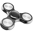 Fidget Spinner for Adults, Ultra Durable Metal Silent Fidget Spinners, Sensory Fidget Toys with Stainless Steel Bearings, 2-5 Min High-Speed Spin, ADHD Autism Anxiety Stress Relief, Birthday Gifts