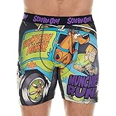 COCO BRANDS Scooby-Doo Mens Boxer Briefs - 1Pack/3Pack No Fly Anti-Chafing Cotton Lined Support Boxers for Men (Sizes: S-XL)