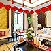 Supla 24 Pcs 4 Size Chinese Red Lanterns Decorative Hanging Plastic Chinese Lanterns 6