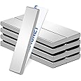 MIKEDE Heavy Duty Neodymium MagnetsRefrigerator Magnets, Small Strong Magnets with Adhesive for Whiteboard, Kitchen, Crafts, Tools, Cabinet Doors and Science Classroom - 1.57 x 0.39 x 0.12 in-9 Pcs