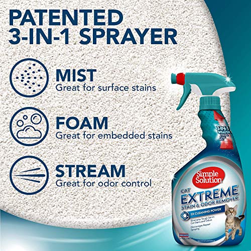 Simple Solution Cat Extreme Pet Stain and Odor Remover Enzymatic
