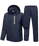 SWISSWELL Men's Waterproof Golf Rain Suit Rain Gear