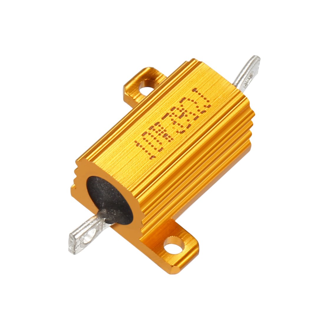 sourcingmap Aluminum Case Resistor 10W 39 Ohm Wirewound for LED Converter with Rod Post 10W39RJ