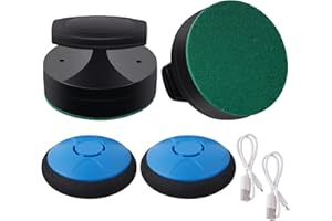 RAYKEEP Air Hockey Pushers and Air Hockey Pucks, Indoor Games Goal Handles Paddles Replacement Accessories Set for Game Tables Equipment