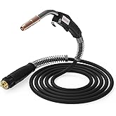 YESWELDER 15 ft 250A MIG Gun Euro for Longevity/ESAB Tweco No. 2 | Compatibility with Longevity ESAB Tweco No. 2, Straightforward Replacement, Easy Setup