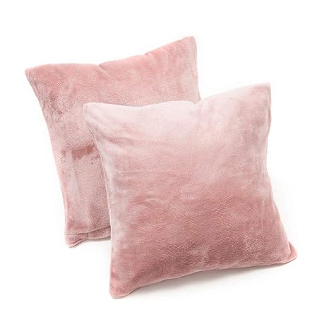 MALIKA Nicky-Teddy Cashmere Touch Coral Fleece Kissenbezug Kissenhülle alle Größen Couchkissen Sofakissen Deco, Größe:2X 80x8