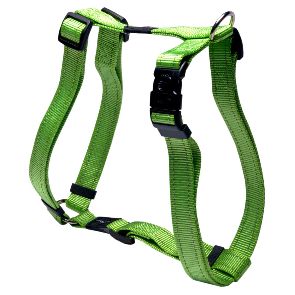 Rogz Lumberjack Harness Reflective, 20 mm, Lime Green