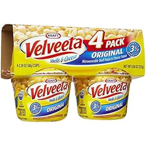 Amazon.com : Kraft Velveeta Shells and Cheese, 9.56 oz ...