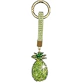 BE WHAT YOU BELIEVE Luxury Rhinestone Pineapple Fruit Keyring, Keychain, Charm Accessory