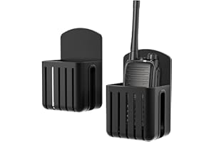 PENWLLED 2PCS Magnetic Walkie Talkies Holder for BAOFENG, Magnet Universal Two Way Radio Bracket for pxton, Wall Mount Bracket for Motorola Midland MOICO