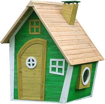 painted wooden playhouse