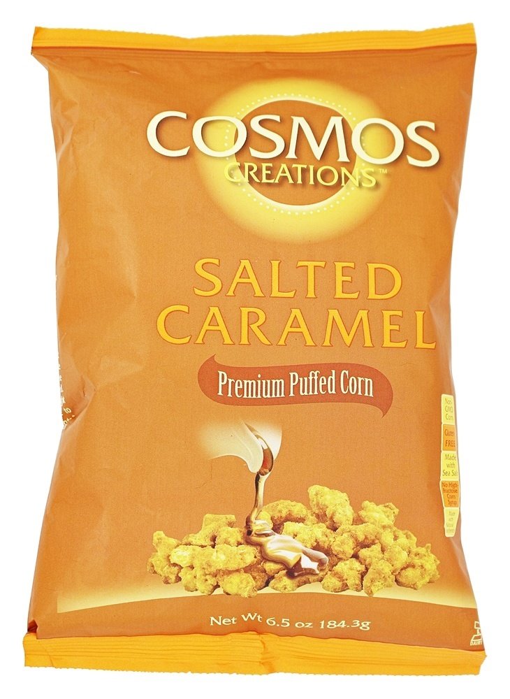 Cosmos Creations Sea Salt and Butter Puffed Corn, 7 Ounce