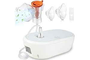 FIVEPROPY Nebulizer Machine for Adults and Kids with 1 Set of Kits for Home Use Spacer OTC