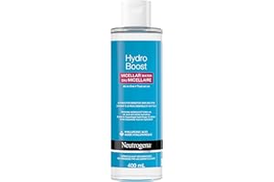 Neutrogena Hydro Boost Micellar Water, suitable for sensitive skin and eyes, Removes Make-up, oil and dirt, with Hyaluronic a