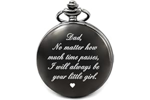 LEVONTA Dad Gifts for Fathers Day Birthday Gifts, Dad No Matter How Much Times Passes I Will Always Be Your Little Girl
