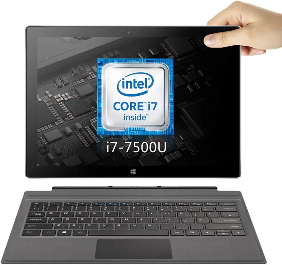 Manzzy 12.6 inch Windows 10 VOYO I7 Plus Tablet PC - (Google Certified, 8GB+256G Storage, WiFi, BT, HDMI,2880 x 1920 Screen Resolution, Dual Core，Wireless WiFi，Windows 10 Digital Tablet PC) (256G)