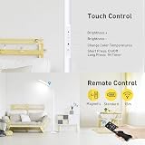 OUTON LED Floor Lamp 15W 1500LM Dimmable 4 Color Temp Remote Touch White view 3