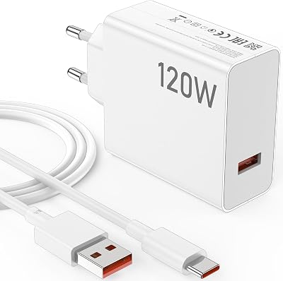 120W Ladegerät für Xiaomi Poco F7 Ultra Redmi Note 14 13 12 11 Pro+ 5G 17 T