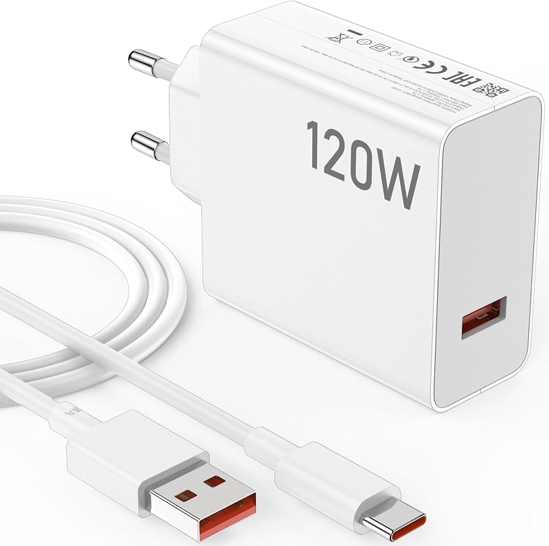 120W Ladegerät für Xiaomi Poco F7 Ultra Redmi Note 14 13 12 11 Pro+ 5G 17 T