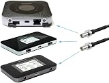 Bingfu 8dBi 4G LTE TS9 Antenna 2-Pack Magnetic Base for MiFi Hotspot Router view 6