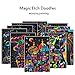 BESTING Scratch Art Notebooks 3 Pack 10.2 x 7.5 inches Rainbow Magic Scratch Off Paper Set Drawing Arts Crafts Black Scratch Books for Birthday Gifts Party Favors Christmas Presents (PRB330)