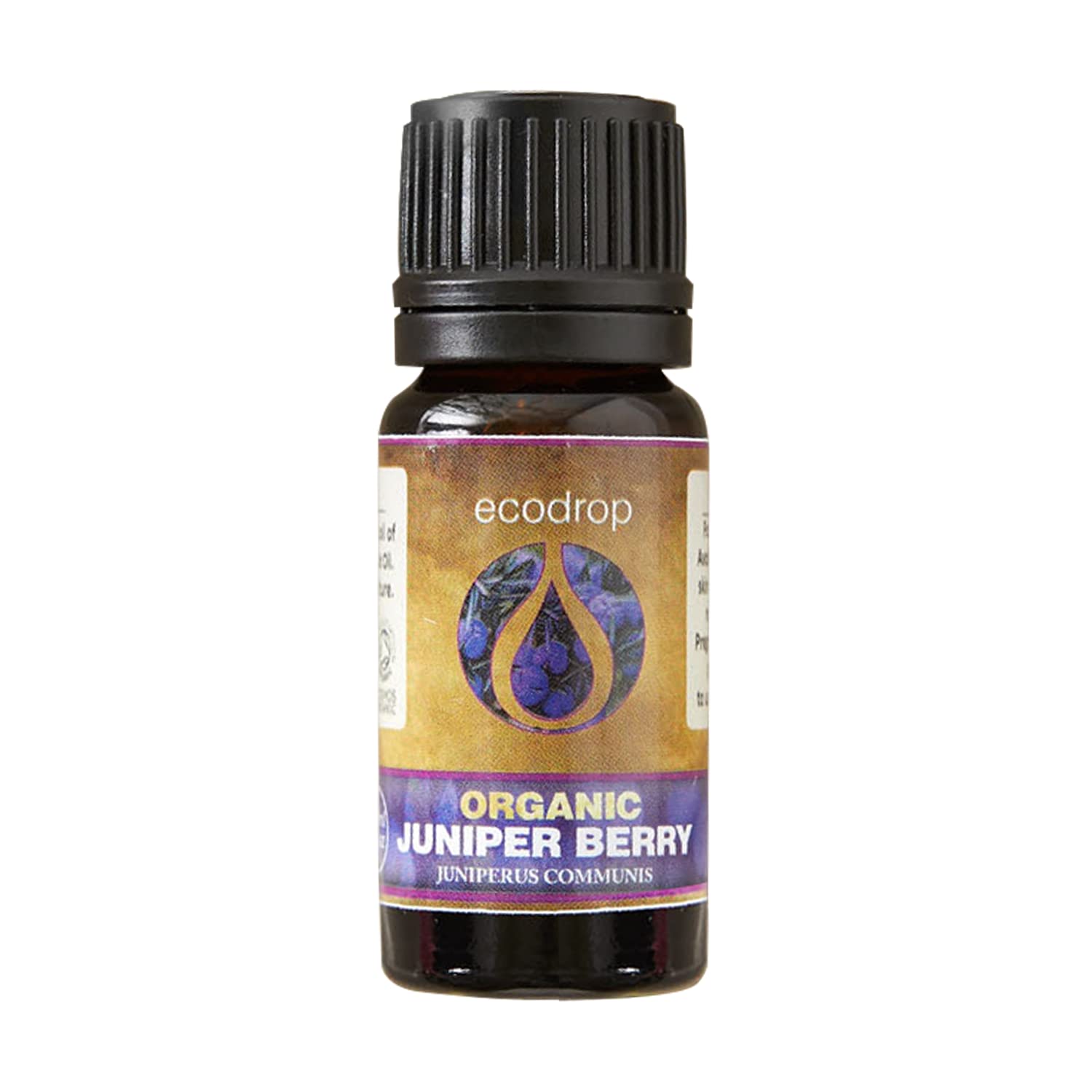 Ecodrop Juniper Berry Essential Oil - 10ml Bottle | 100% Pure & Natural Indian Juniperus Communis Oil | Aromatherapy Massage, Diffuser & Candle Oil for a Calm Mind| Organic