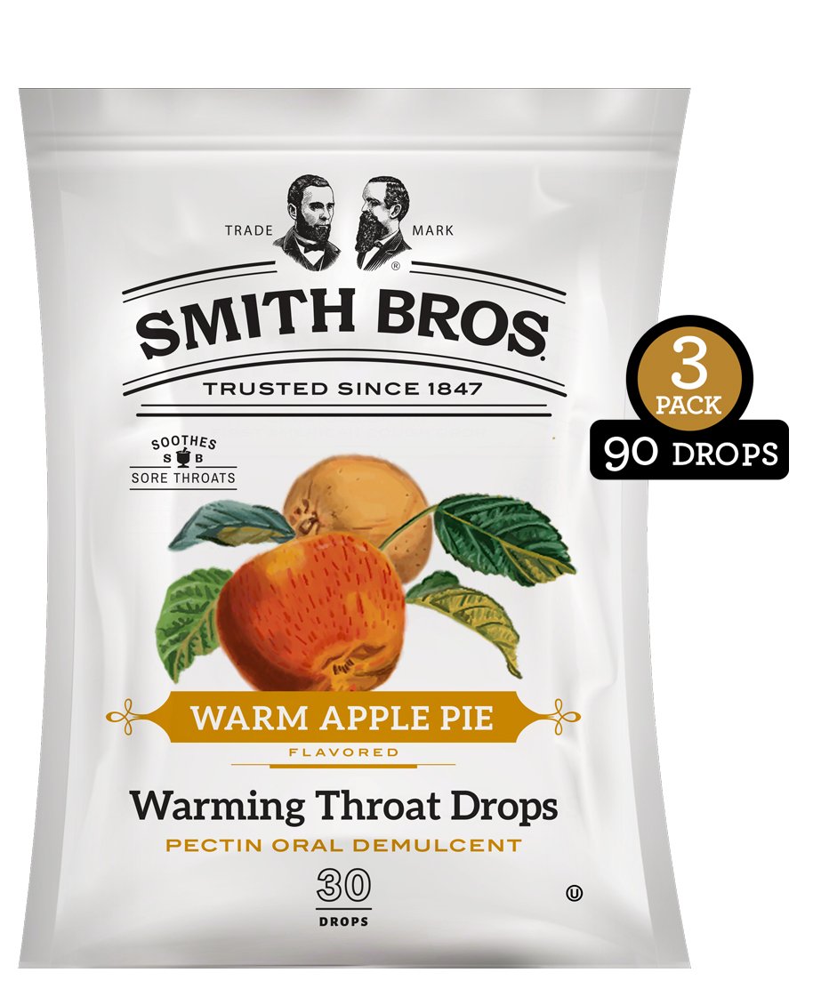 Menthol Cough Drops by Smith Brothers (Honey Lemon, 180