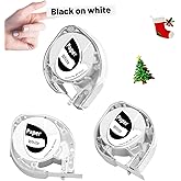 P12 Label Tape Compatible with Dymo LetraTag Label Maker Refills 91330 White Paper for LT-100T LT-100H Plus 200B, Compatible with Dymo LetraTag Refills Label Tape, EazeID 3-Pack 12mm x 4m (1/2" x 13')