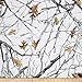 Poly/Cotton Broadcloth TrueTimber Snowfall Fabric By The Yard