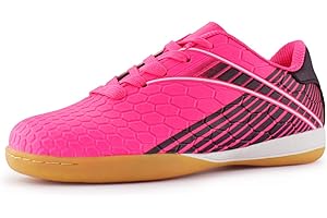 Hawkwell Kids Athletic Indoor Comfortable Soccer Shoes(Toddler/Little Kid/Big Kid)