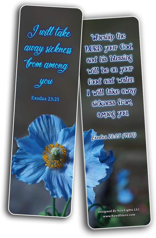 Amazon Com Scriptures Bookmarks Bible Verses About Healing