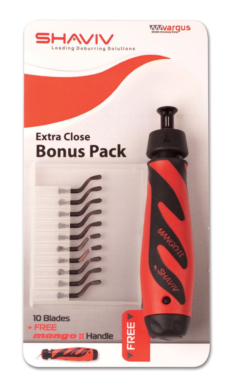 Shaviv 29249 Bonus Pack for Extra Close Work Mango IIB with 10 x B10 Blades