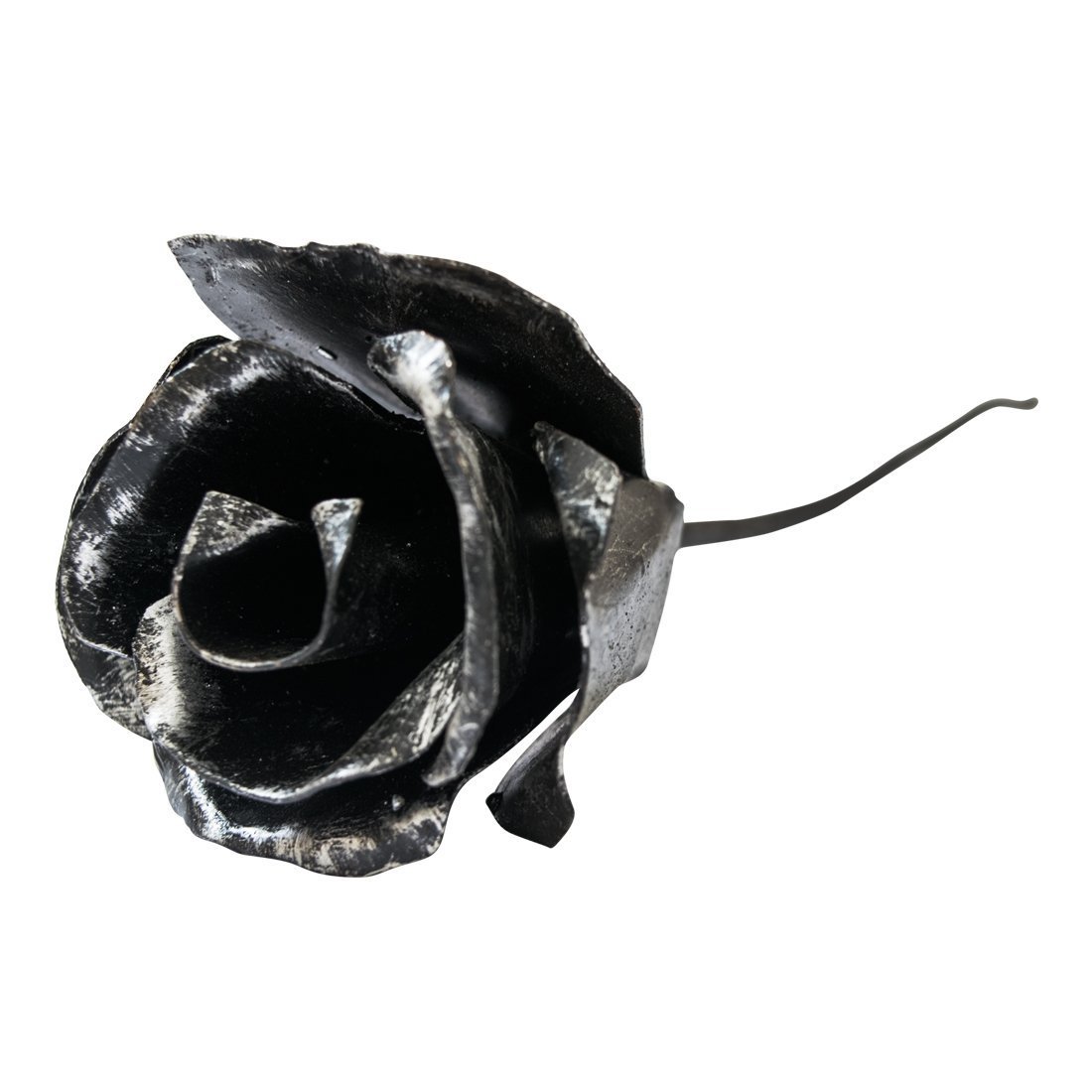 Hand Forged Wrought Iron Rose Decorative Flower Centerpiece Decoration Houseware Ornament Handmade by Hide & Drink