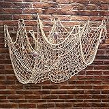 Kakaxi(TM) Natural Decorative Party Fish Net With Shells